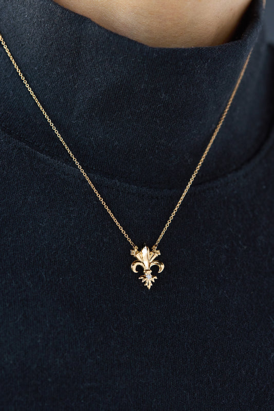 Custom 14k Yellow Gold Necklace