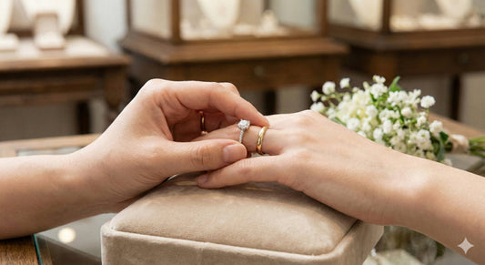 Which Goes First: The Engagement Ring or the Wedding Ring?