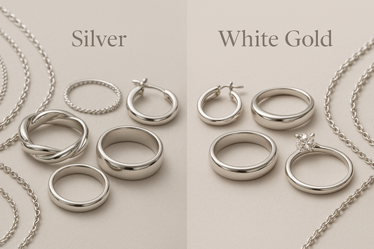 What's the Difference Between Silver vs. White Gold?