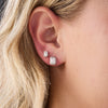 Lab-Grown Emerald-Cut Diamond Stud Earrings