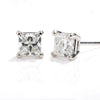Princess-Cut Lab-Grown Diamond Stud Earrings