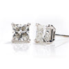 Princess-Cut Lab-Grown Diamond Stud Earrings