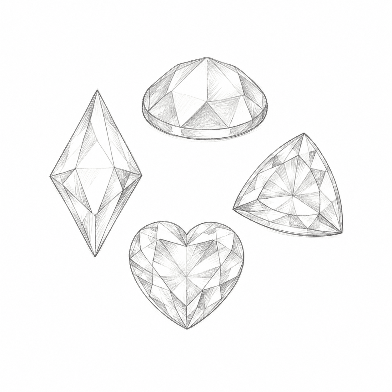 Alternative Shapes pencil sketch
