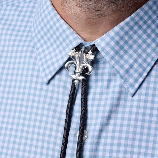 Custom Sterling Silver Bolo Tie (Small version)
