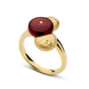 Garnet Ring in 18k Yellow Gold
