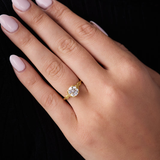1.78CT Round Brilliant Cut LG Diamond Engagement Ring