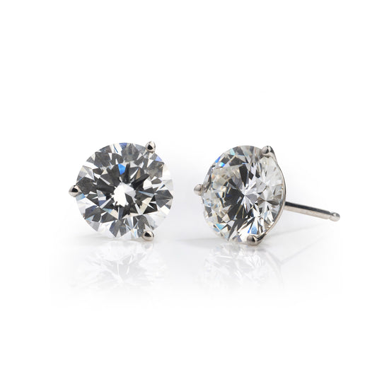 Round Lab - Grown Diamond Stud Earrings