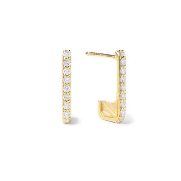 Huggie Earrings in 18K Yellow Gold - Small