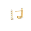 Huggie Earrings in 18K Yellow Gold - Tiny