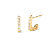Huggie Earrings in 18K Yellow Gold - Tiny
