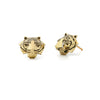 Tiger Earrings in 18K Yellow Gold - Medium