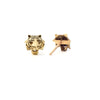 Tiger Earrings in 18K Yellow Gold - Small