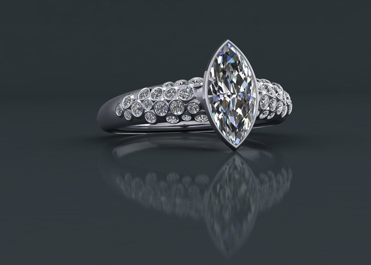 Marquise finished jewelry