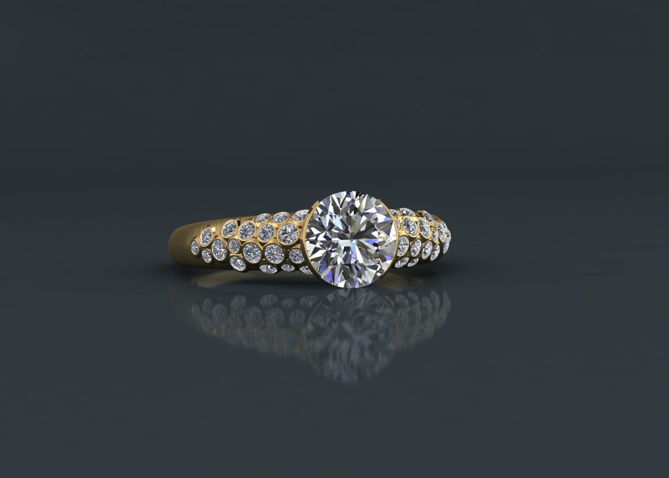 Round Brilliant finished jewelry