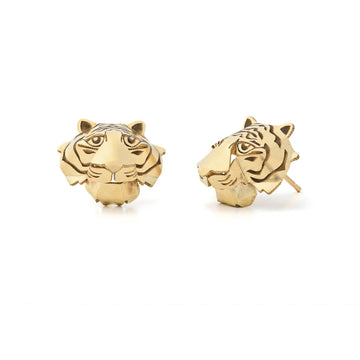 Tiger Earrings in 18K Yellow Gold - Large